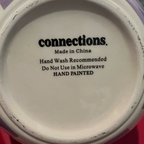 Cute Purple and White Checkered Egg Cookie Jar- NWT - Picture 4 of 4